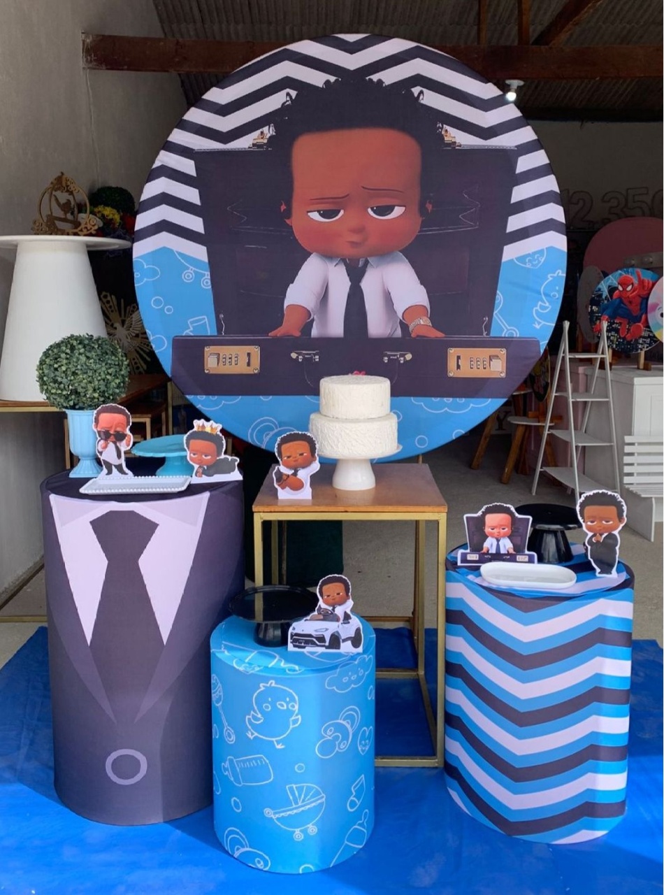 Poderoso Chefinho Moreno Kit Ouro Personalizado - Artes e Encantos locações