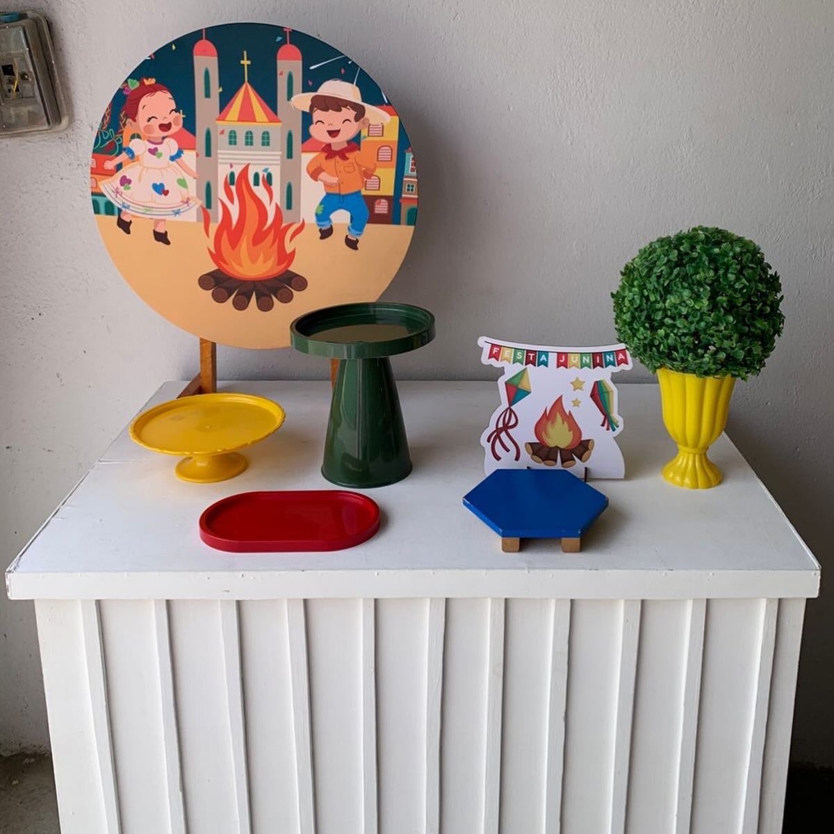 Arraiá, Junino, São João Mini Kit 13 - Artes e Encantos locações