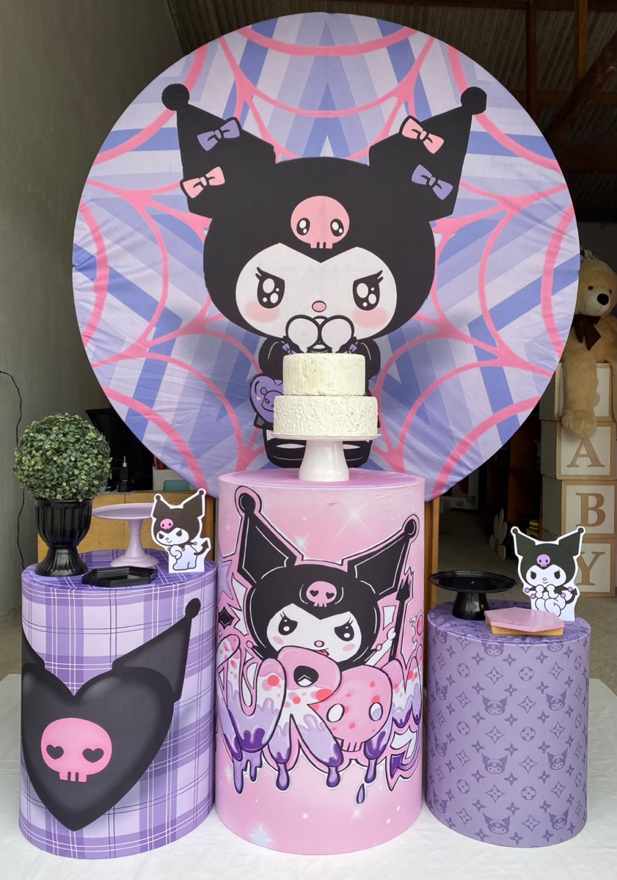 Kuromi Kit Prata 10 - Artes e Encantos locações