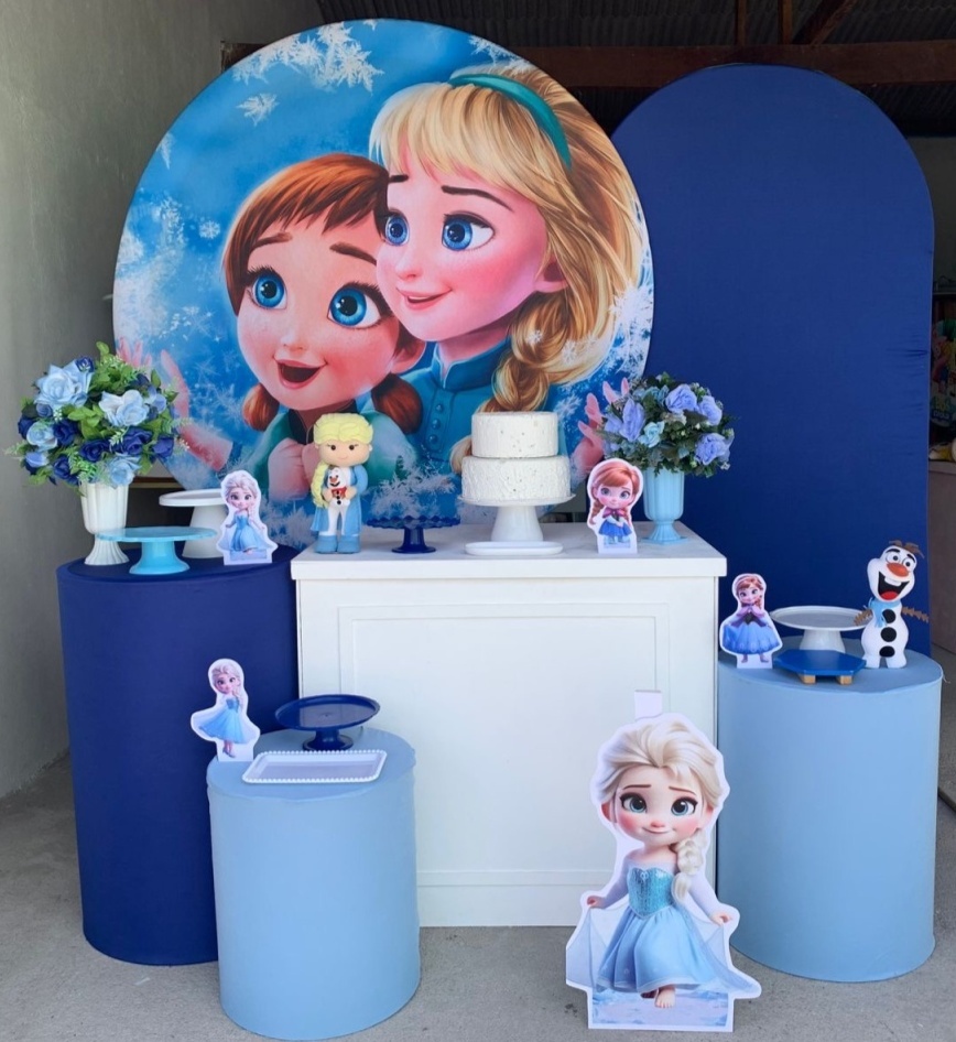 Frozen Baby Kit Diamante + Com Adicional de Display de Chão - Artes e Encantos locações