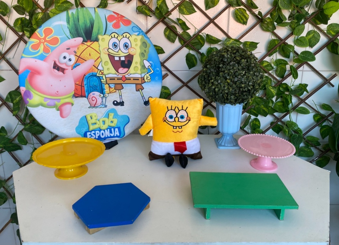 Mini Kit Bob Esponja (2) - Artes e Encantos locações