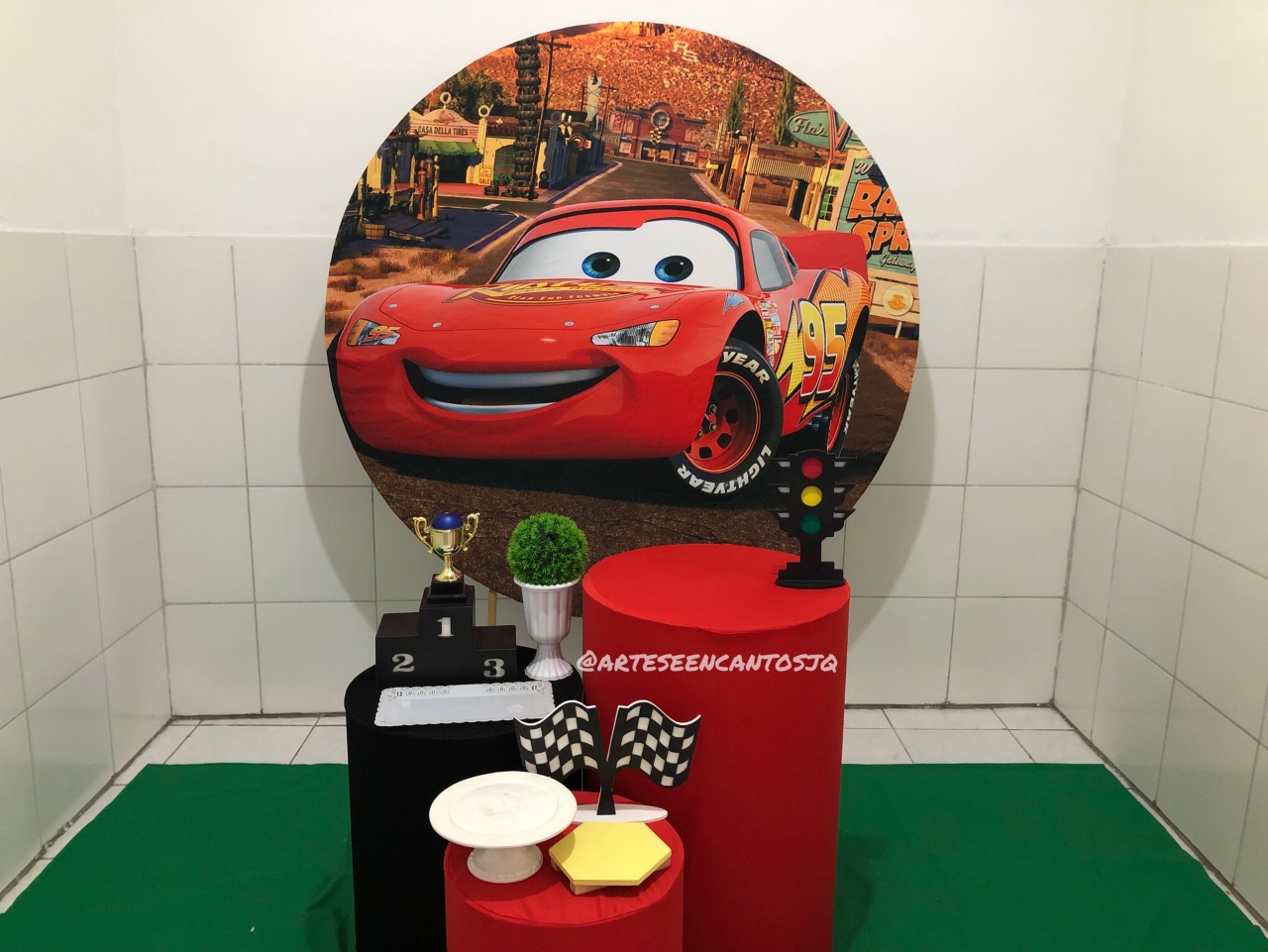 Relâmpago Mcqueen Kit Prata 1 - Artes e Encantos locações