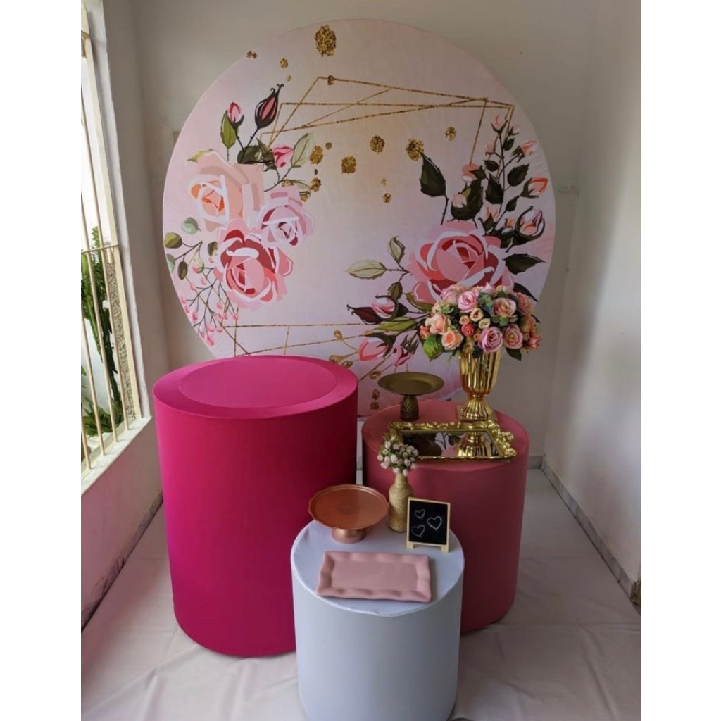 Rosa Floral Kit Prata - Artes e Encantos locações