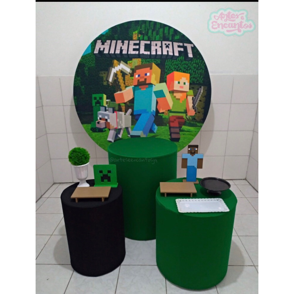 Minecraft Kit Prata - Artes e Encantos locações