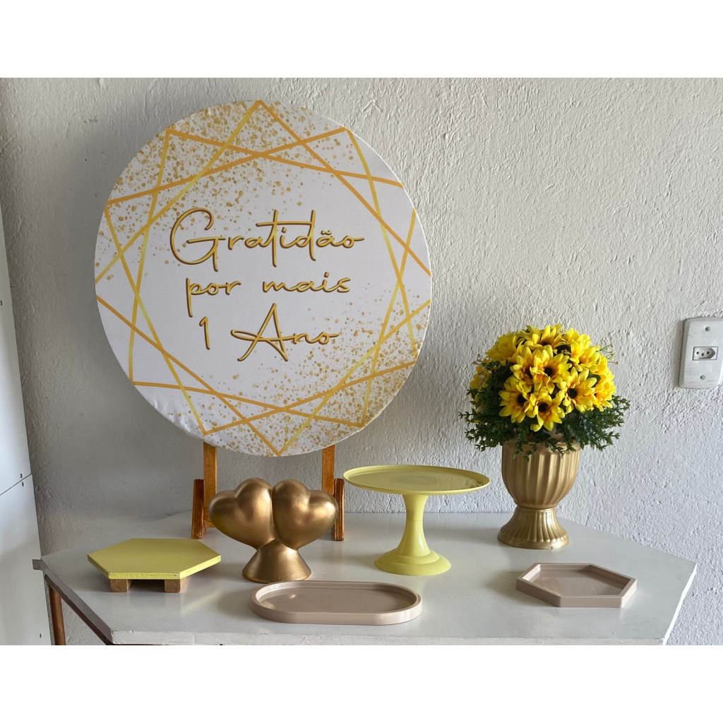 Mini Kit Gratidão Por Mais 1 Ano` - Artes e Encantos locações