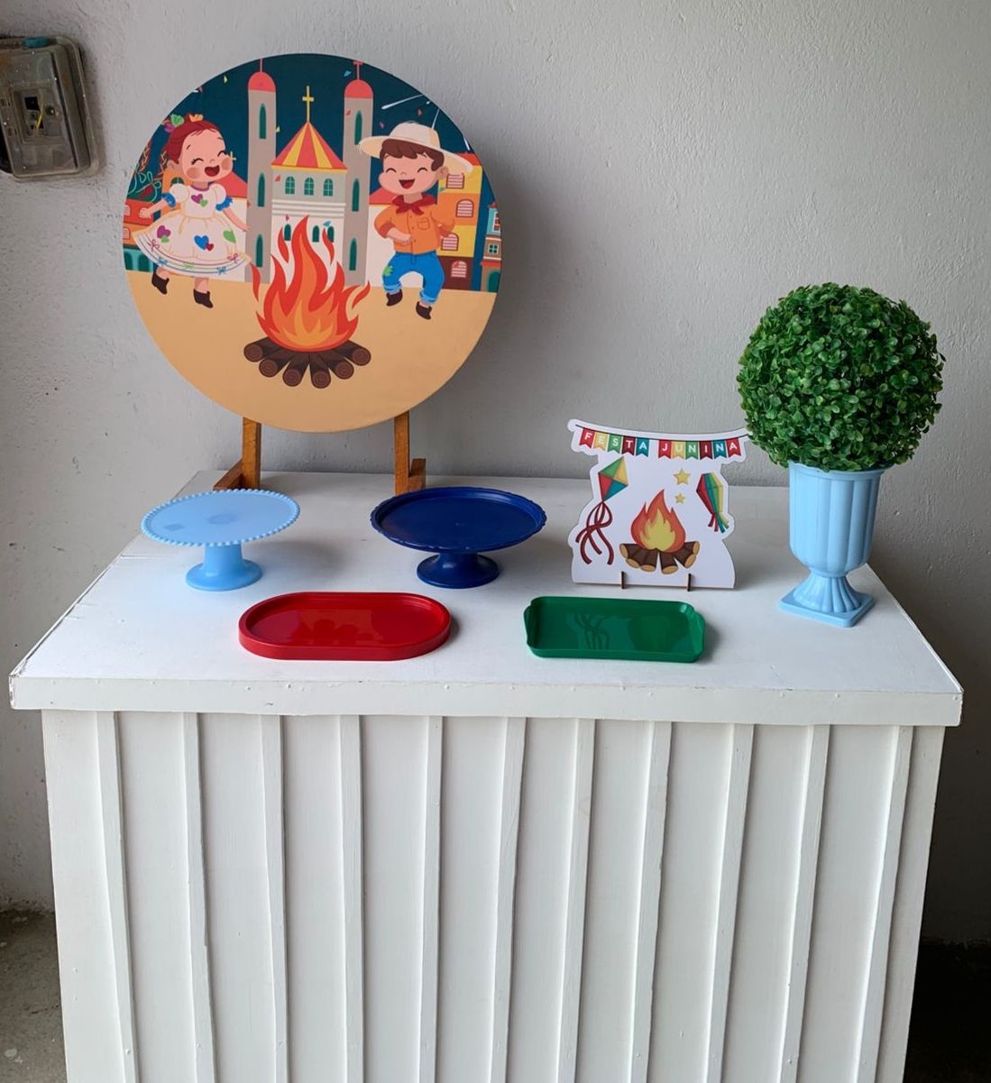 Arraiá, Junino, São João Mini Kit 27 - Artes e Encantos locações
