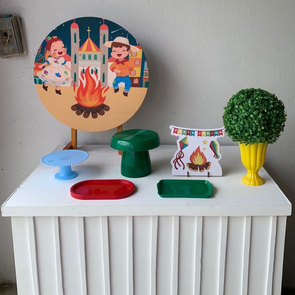 Arraiá, Junino, São João Mini Kit 7 - Artes e Encantos locações