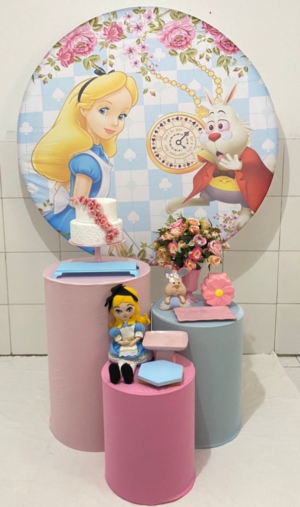 Alice No País das Maravilhas Kit Prata - Artes e Encantos locações