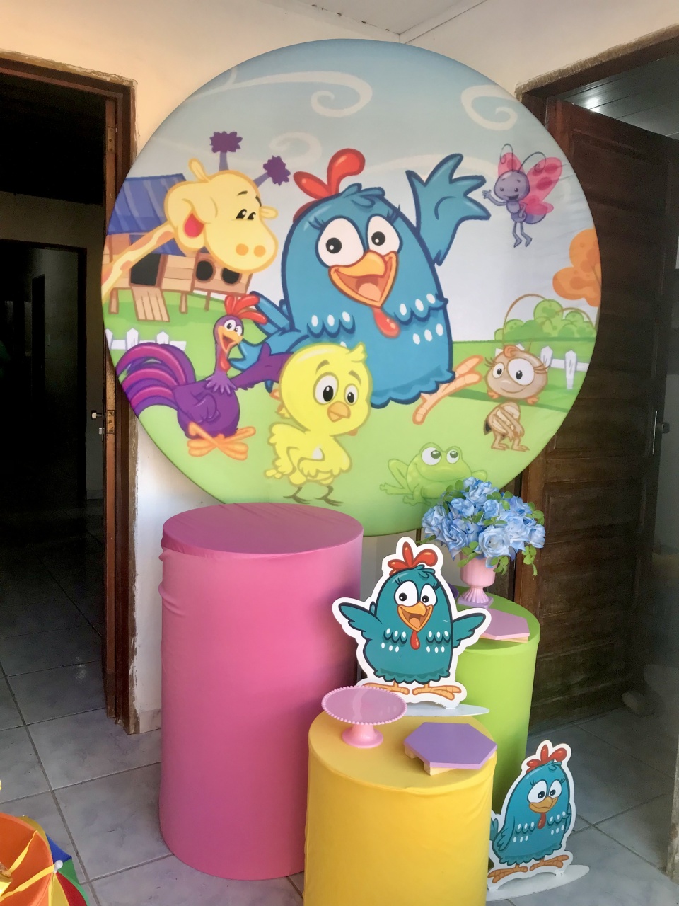 Galinha Pintadinha Kit Prata - Artes e Encantos locações