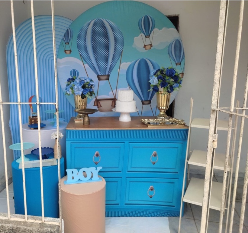 Ursinho Baloeiro Kit Diamante Com Escada M - Artes e Encantos locações