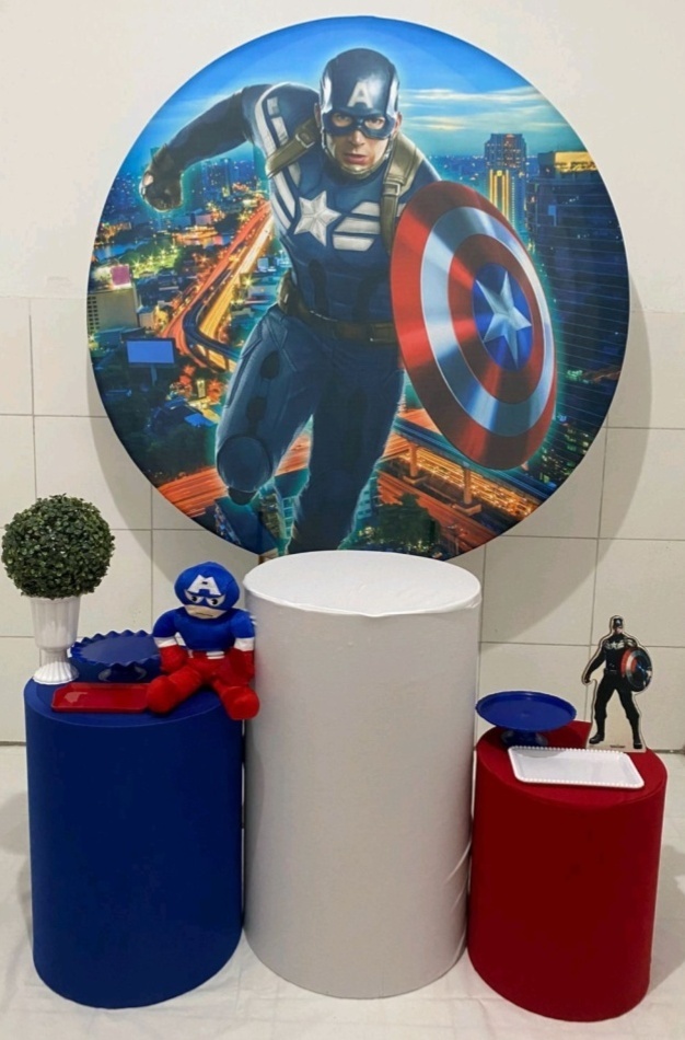 Capitão América Kit Prata - Artes e Encantos locações