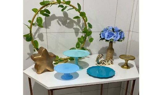 Mini Festa Tons de Azul   - Artes e Encantos locações