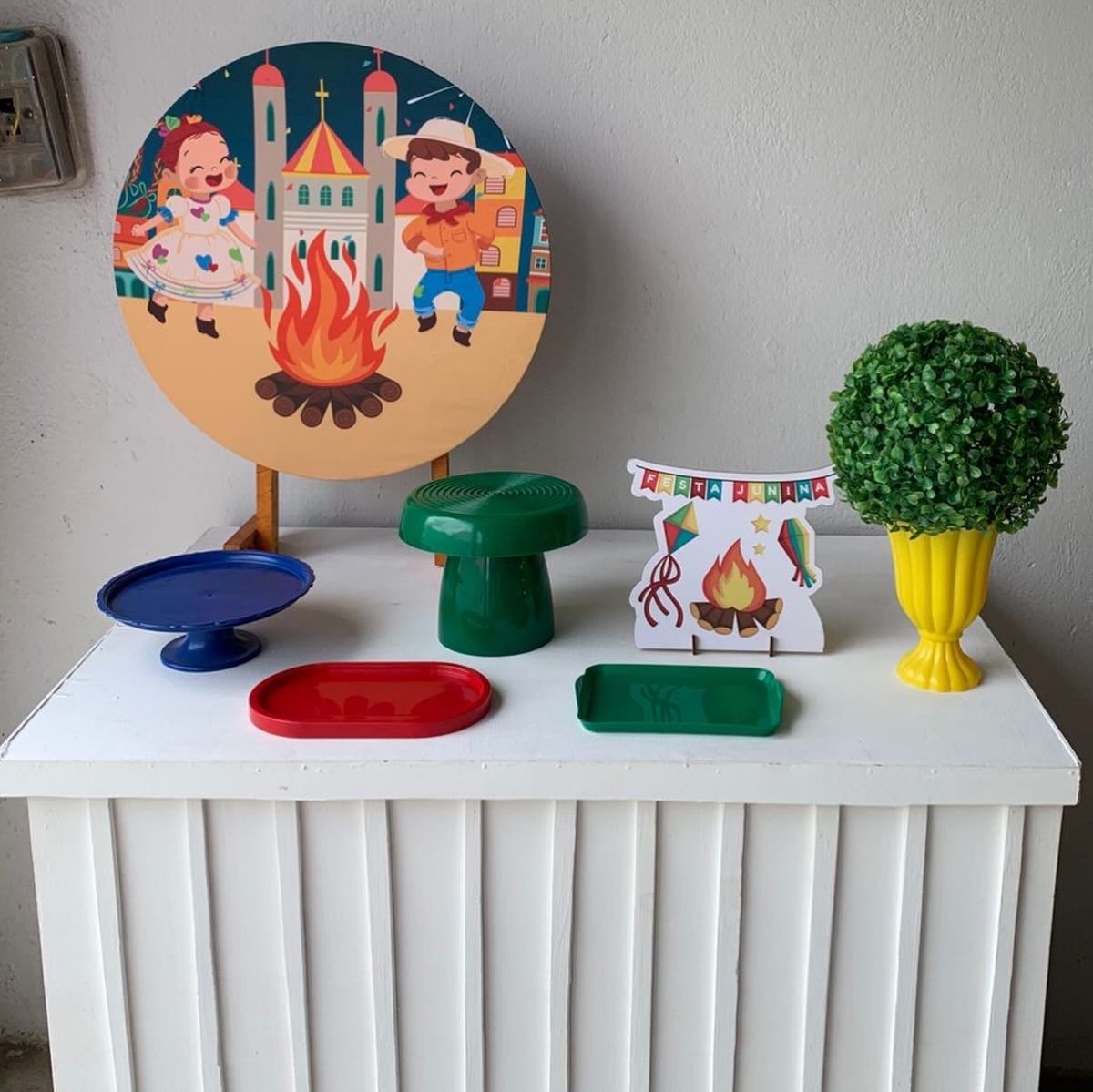 Arraiá, Junino, São João Mini Kit 9 - Artes e Encantos locações
