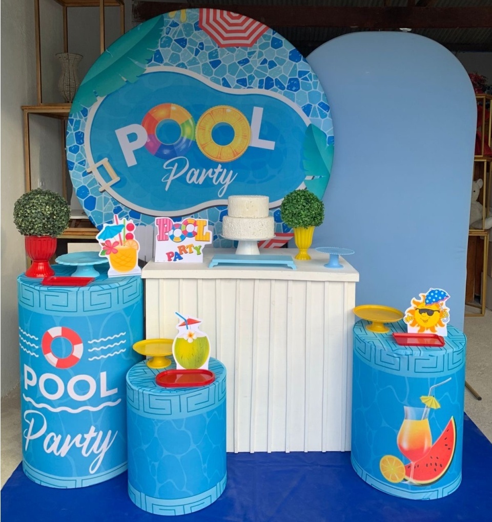 Pool Party Kit Diamante 9 - Artes e Encantos locações