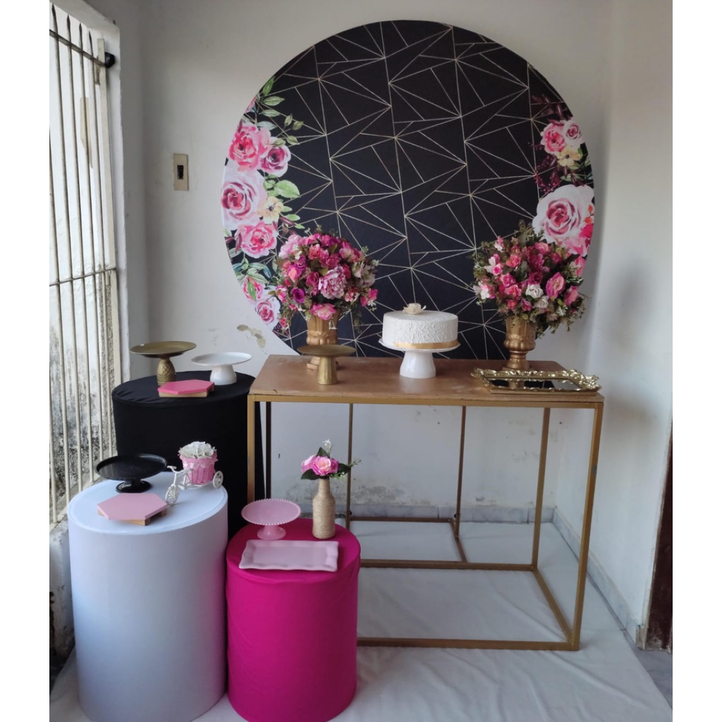 Composição Preto Floral - Artes e Encantos locações