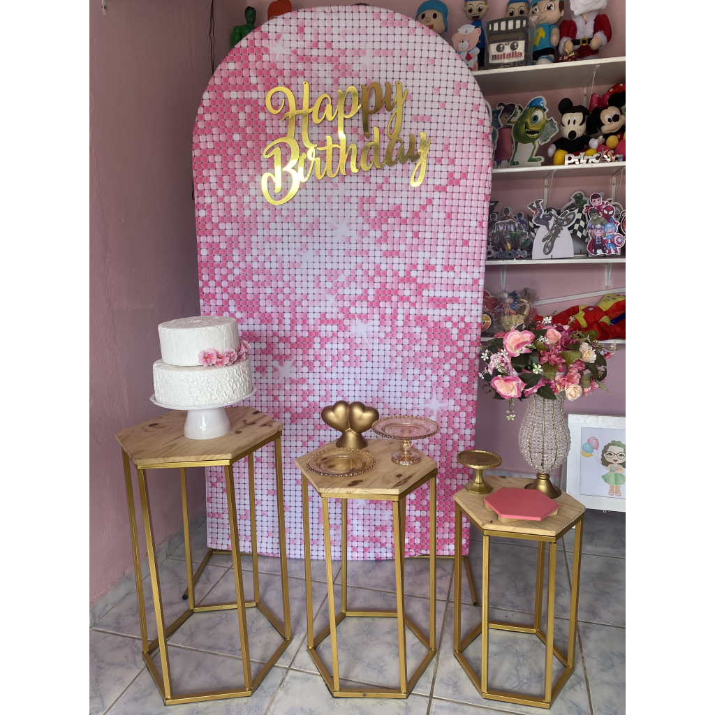 Composição Rosa Pink - Artes e Encantos locações