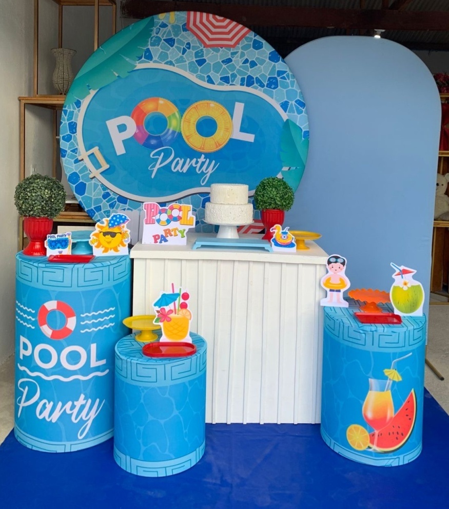Pool Party Kit Diamante 6 - Artes e Encantos locações