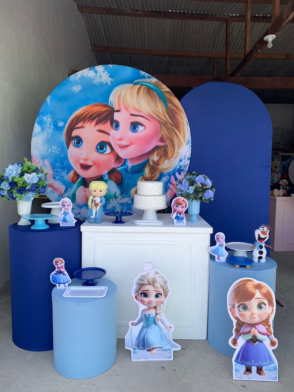 Frozen Ana E Elza Composicao 7 - Artes e Encantos locações