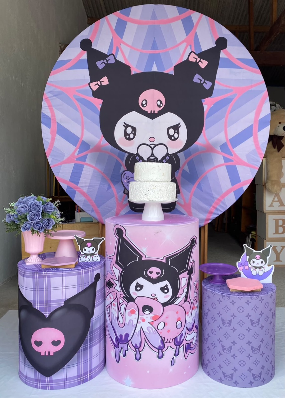 Kuromi Kit Prata 14 - Artes e Encantos locações