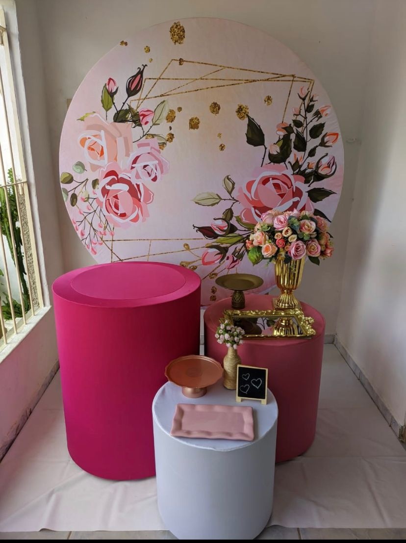 Rosa Floral Kit Prata - Artes e Encantos locações