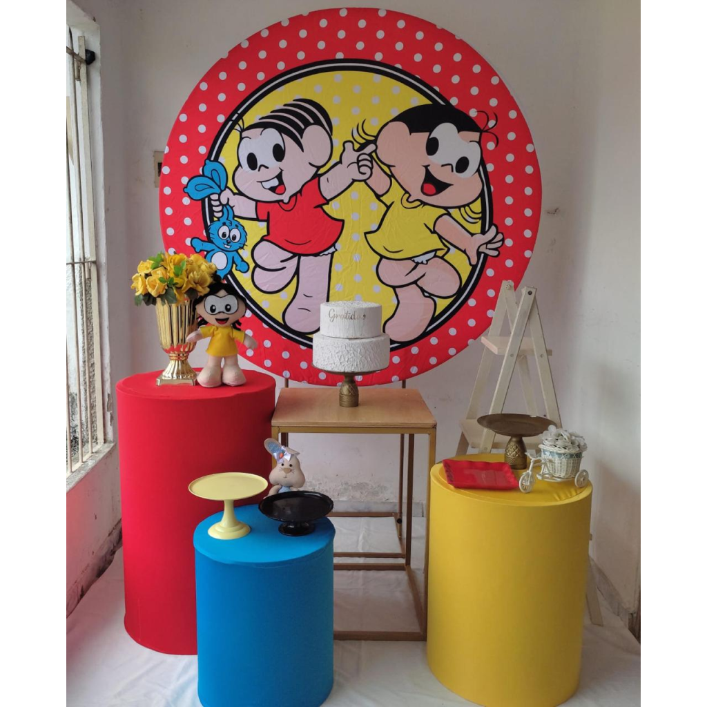 Mônica E Magali Kit Ouro + Escada M (2) - Artes e Encantos locações