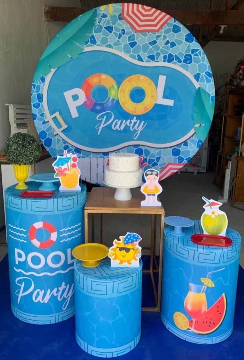Pool Party Kit Ouro 4 - Artes e Encantos locações