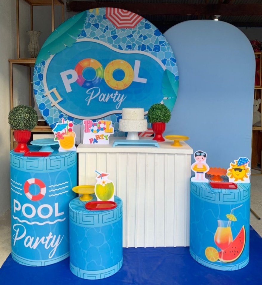 Pool Party Kit Diamante 16 - Artes e Encantos locações