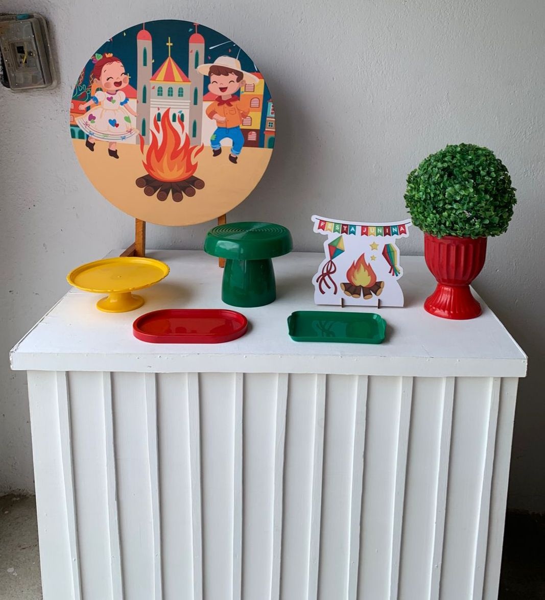 Arraiá, Junino, São João Mini Kit 30 - Artes e Encantos locações