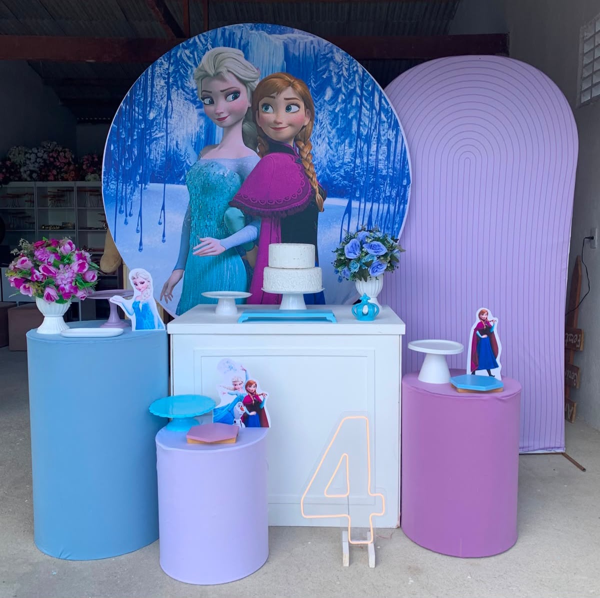 Frozen Kit Diamante Com Número de Led 11 - Artes e Encantos locações