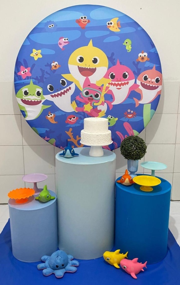 Baby Shark Kit Prata - Artes e Encantos locações