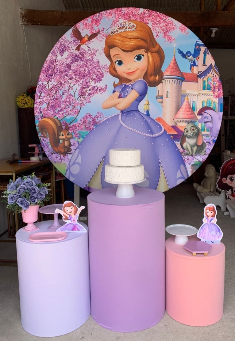 Princesinha Sofia Kit Prata 1 - Artes e Encantos locações