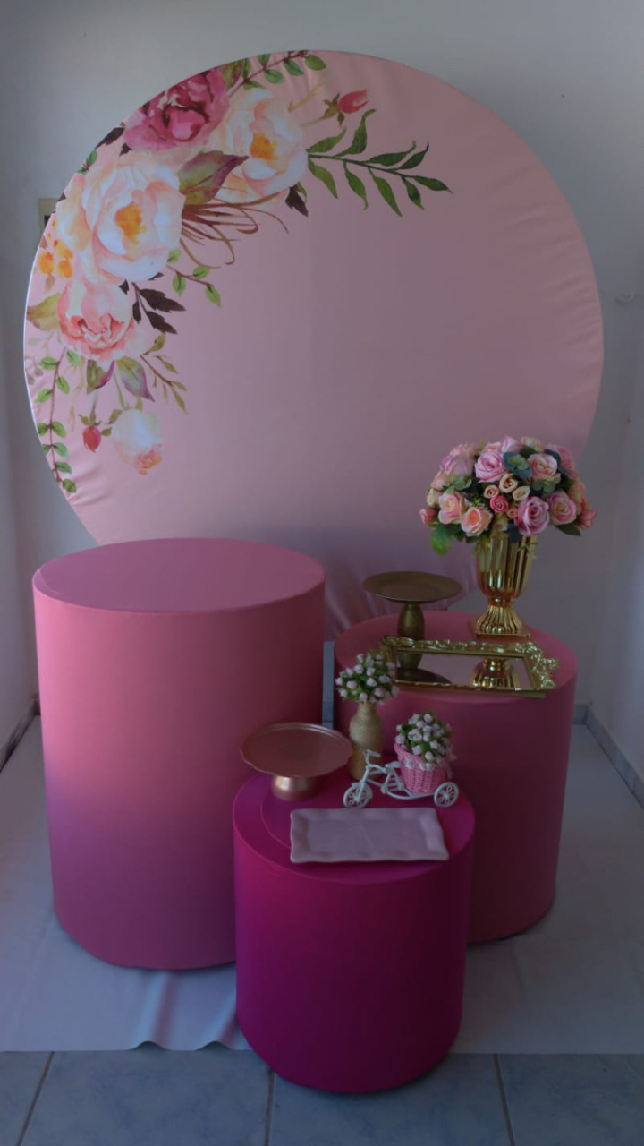 Rosa Floral Lateral Kit Prata - Artes e Encantos locações