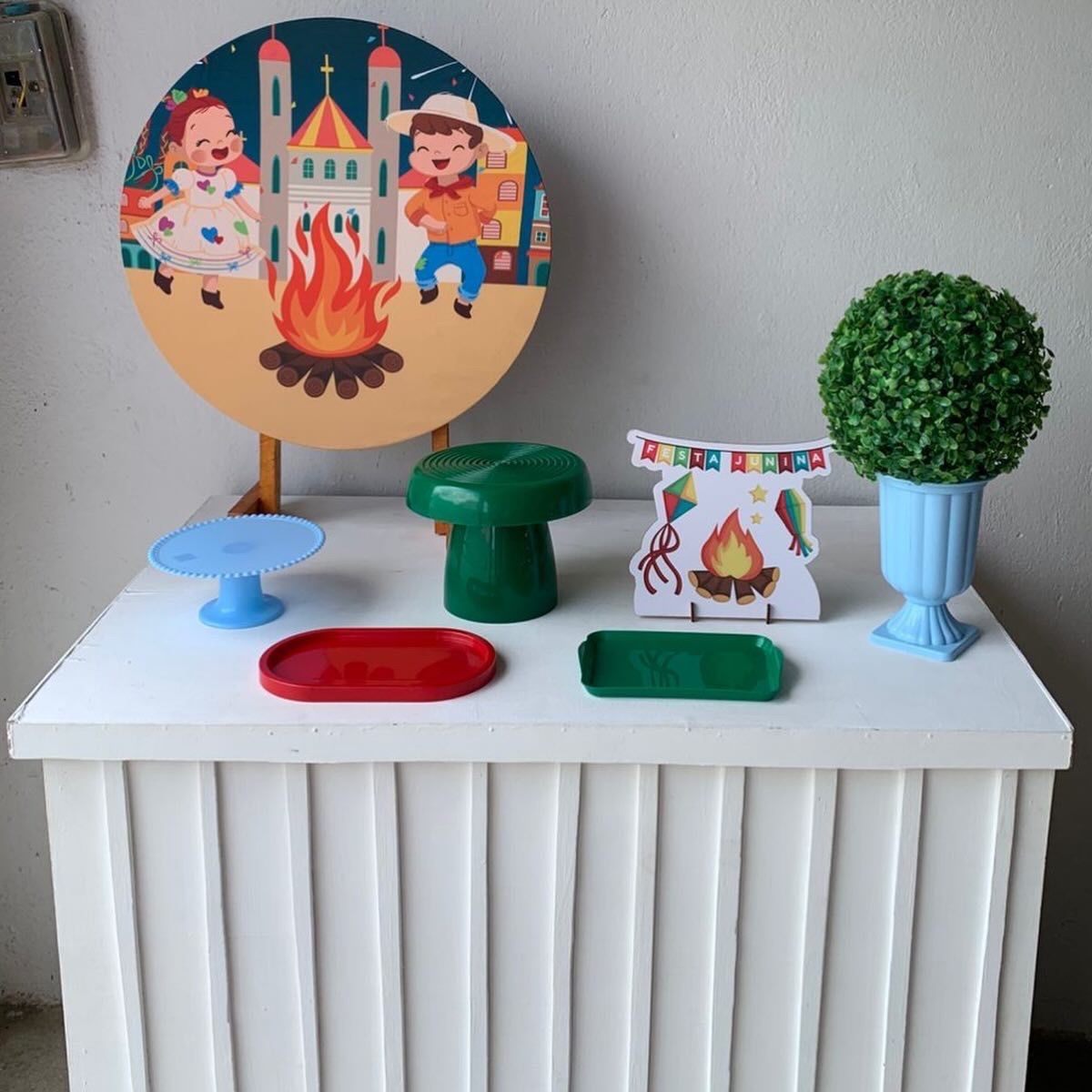 Arraiá, Junino, São João Mini Kit 16 - Artes e Encantos locações