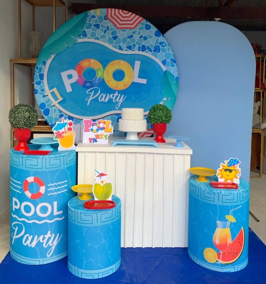 Pool Party Kit Diamante 5 - Artes e Encantos locações