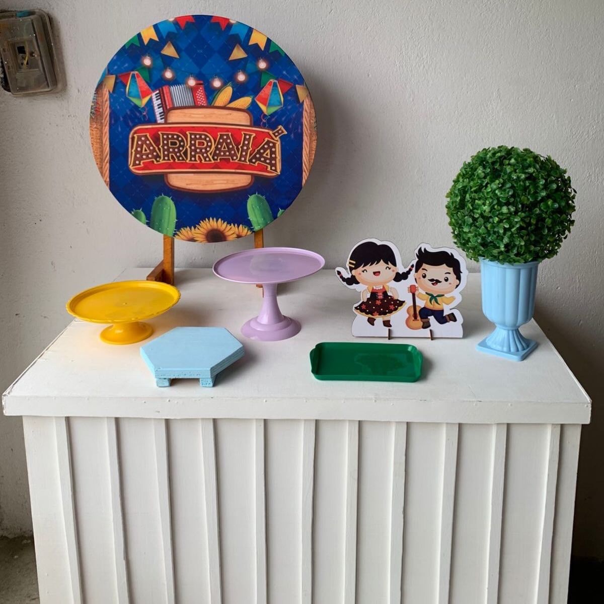 Arraiá, Junino, São João Mini Kit 32 - Artes e Encantos locações