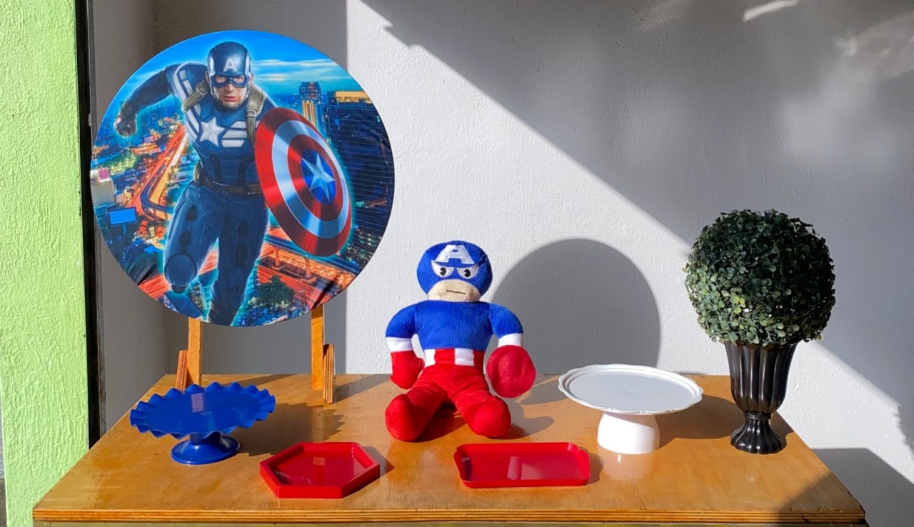 Mini Kit Capitão América 7 - Artes e Encantos locações