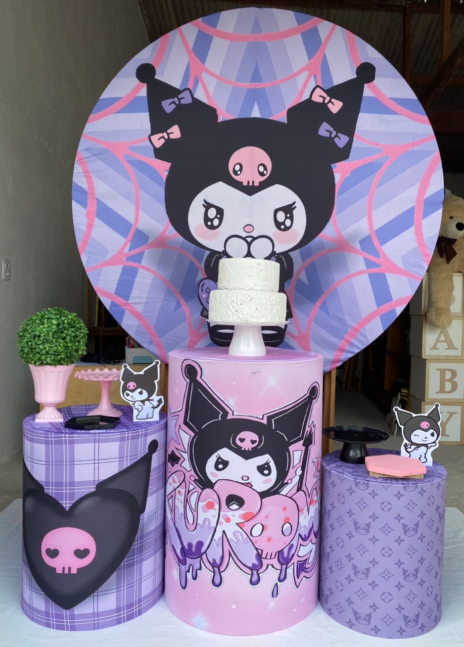 Kuromi Kit Prata 16 - Artes e Encantos locações