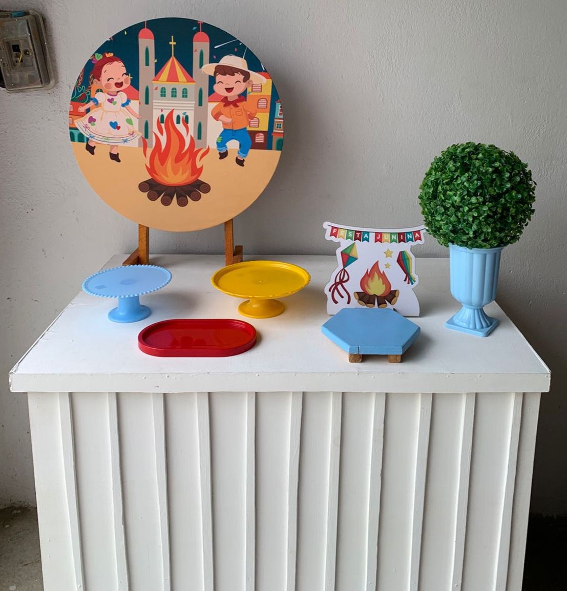 Arraiá, Junino, São João Mini Kit 23 Com Mesa Cômoda - Artes e Encantos locações