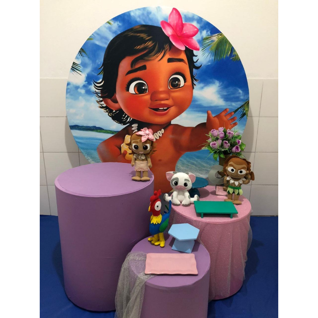Moana Baby Kit Prata  - Artes e Encantos locações