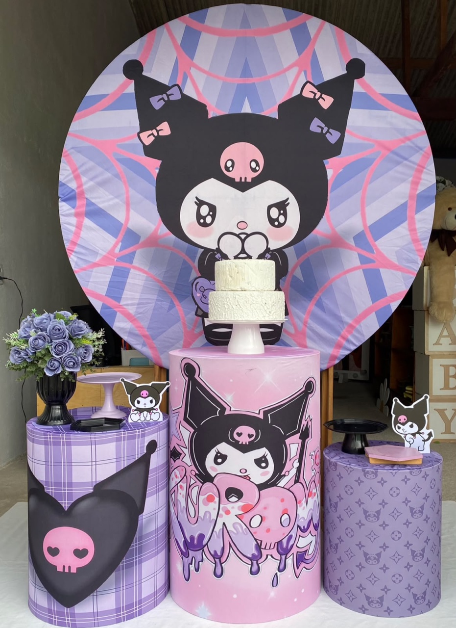 Kuromi Kit Prata 9 - Artes e Encantos locações