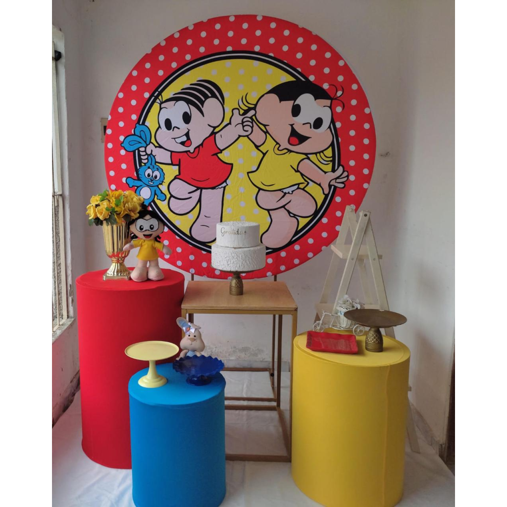 Mônica E Magali Kit Ouro + Escada M (1) - Artes e Encantos locações