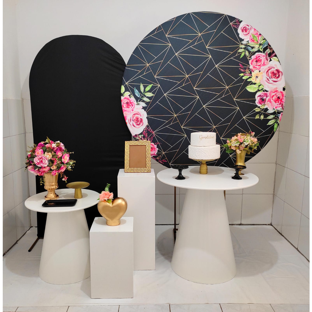 Preto Floral /2 Composição - Artes e Encantos locações