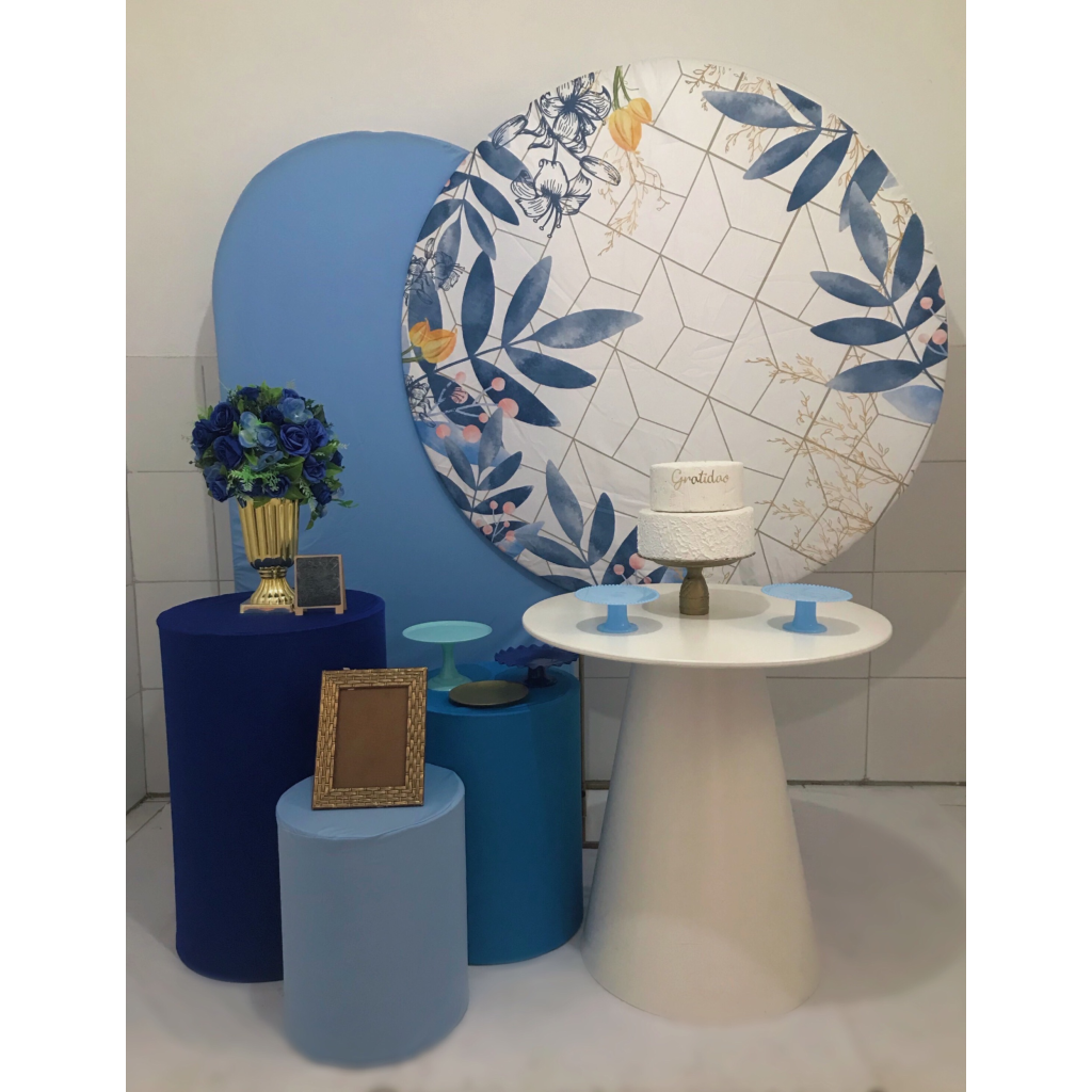 Azul Floral Composição - Artes e Encantos locações