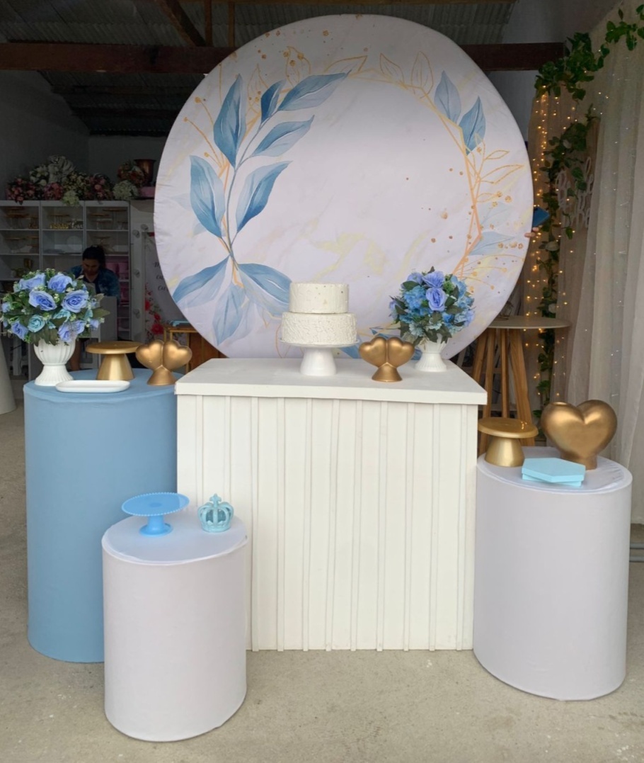 Azul Floral Kit Ouro Plus - Artes e Encantos locações