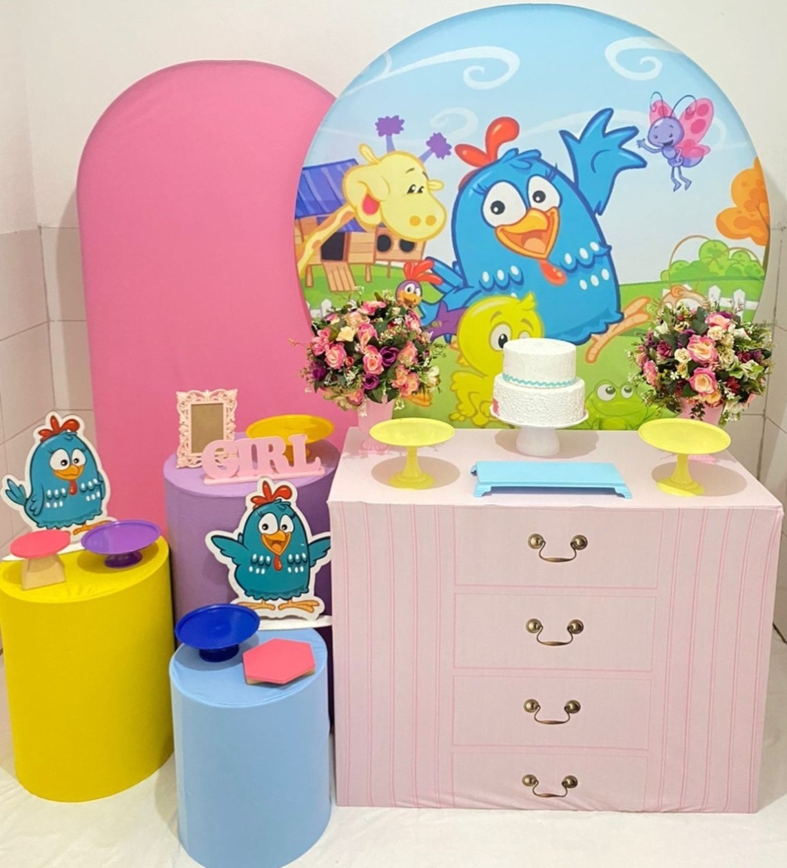 Galinha Pintadinha Kit Diamante - Artes e Encantos locações
