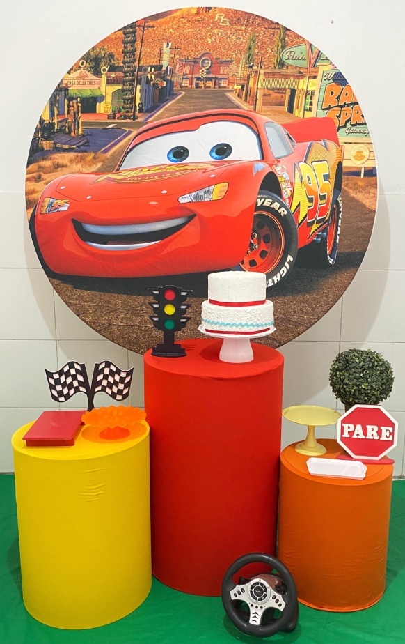 Relâmpago Mcqueen Kit Prata - Artes e Encantos locações