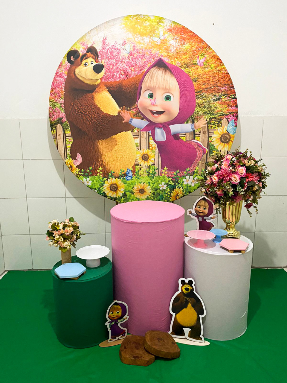 Masha E O Urso Kit Prata - Artes e Encantos locações