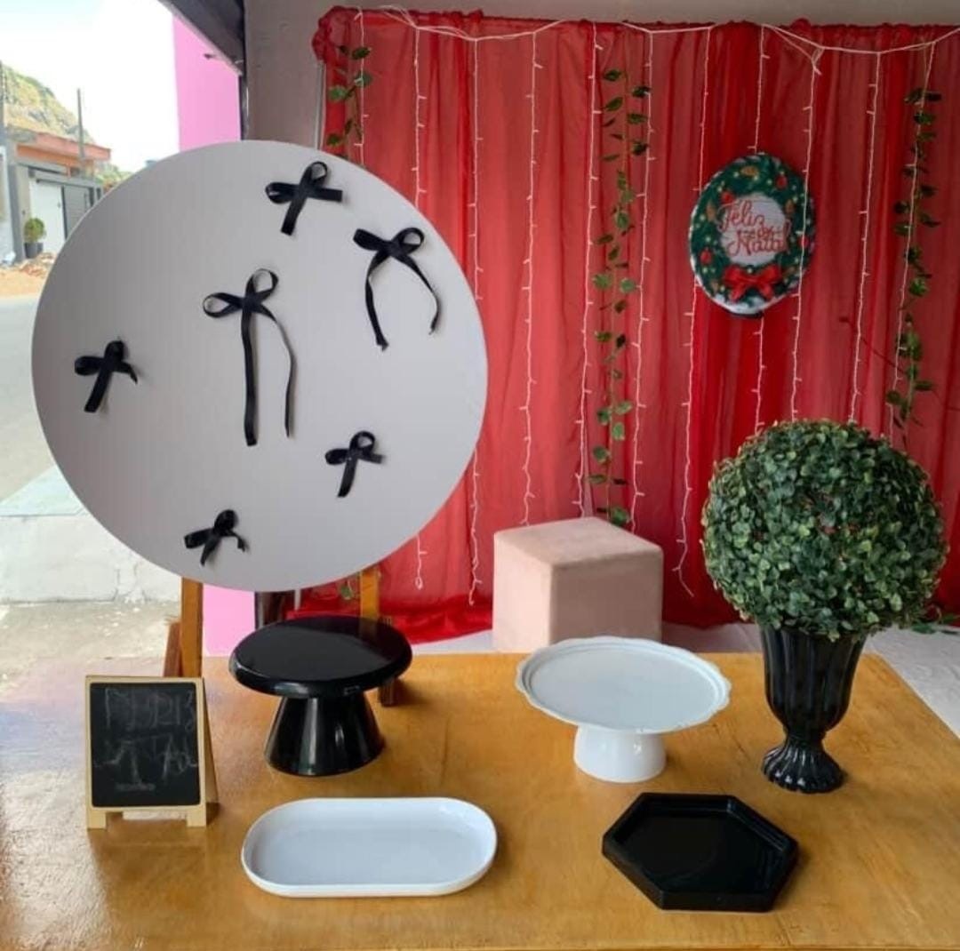 Laços Preto E Branco Mini Kit - Artes e Encantos locações