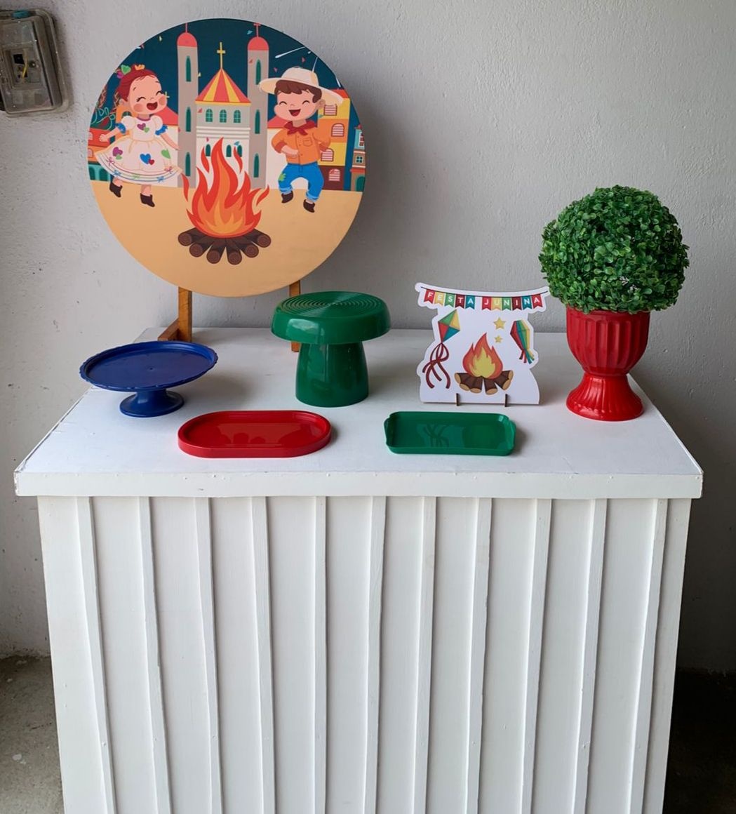 Arraiá, Junino, São João Mini Kit 26 - Artes e Encantos locações