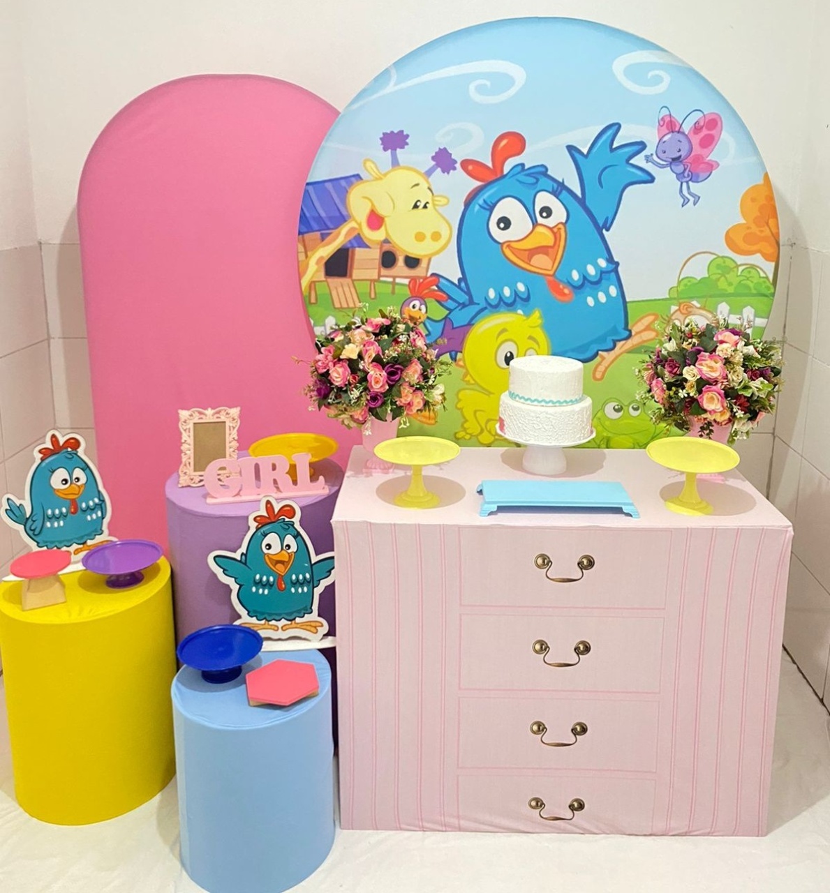 Galinha Pintadinha Kit Diamante - Artes e Encantos locações